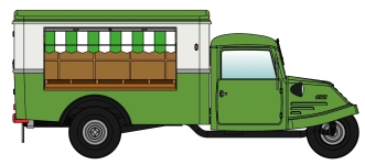 NPE NA88182 - H0 Goliath GD 750 Markstandwagen Gemüse